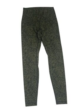 Lululemon Wunder Under Pant High-Rise Pencil Lace Brave Olive Black size 10
